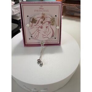 Disney Princess Ariel The Little Mermaid Silver Plated Adjustable‎ Bracelet